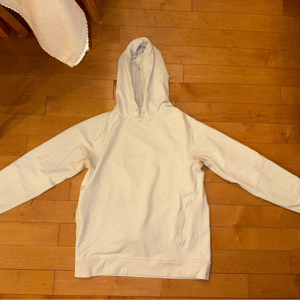Lululemon Athletica Men's white opal city sweat hoodie